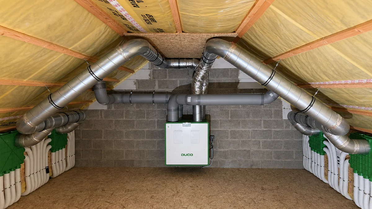 Système de ventilation dans grenier